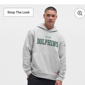 lululemon athletica Gray Hoodie with Teal & Orange Miami Dolphins Logo